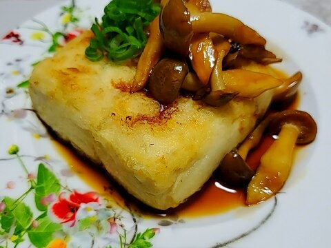 絹豆腐ステーキ